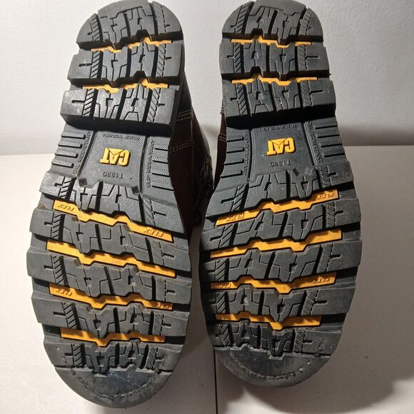 Caterpillar CAT Men's Brown Leather Alaska 2.0 Steel Toe Work Boots Size 8.5 - Picture 16 of 16